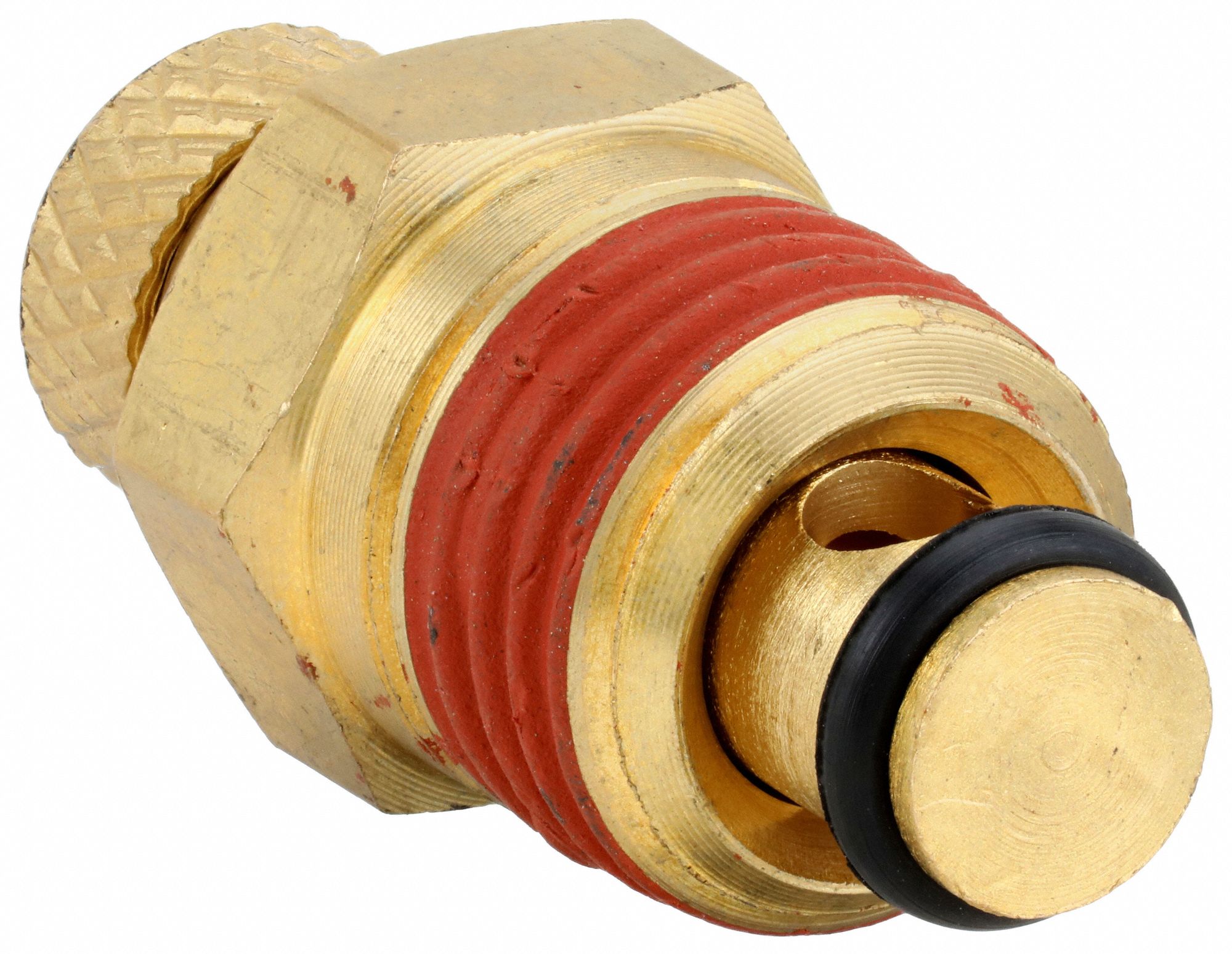 POWERMATE Compressor Tank Drain Valve, 1/4" NPT, Thumbscrew Style 198W840720006RP Grainger