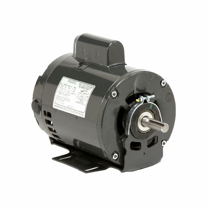 General Purpose Motor: Single Phase, 1 1/2 hp, 115/208-230V AC, 145T Frame Size, 60 Hz