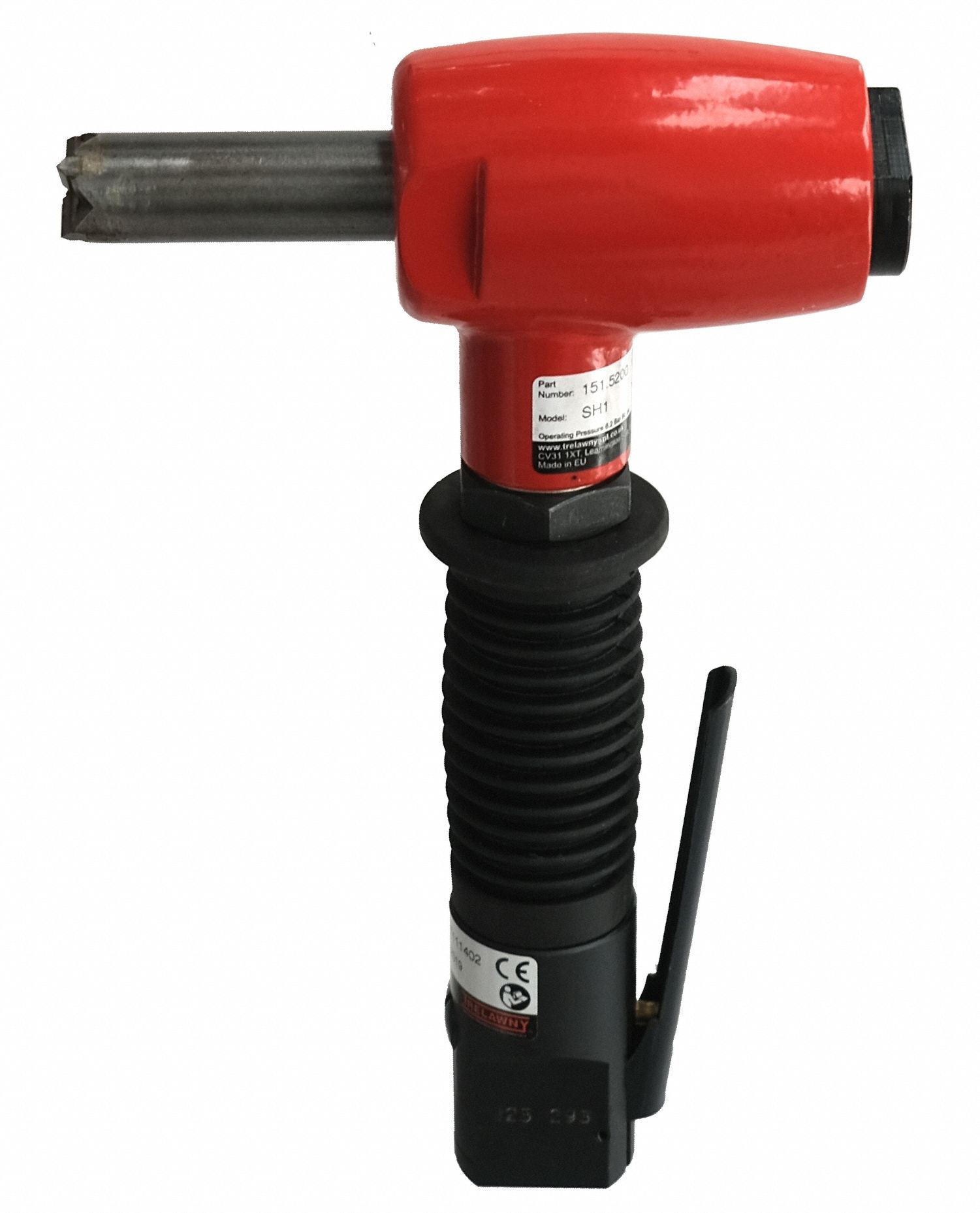 Pneumatic Scabbling Hammer: 50 sq ft/hr Area per Hour, 2, 900 bpm, 1/4 in