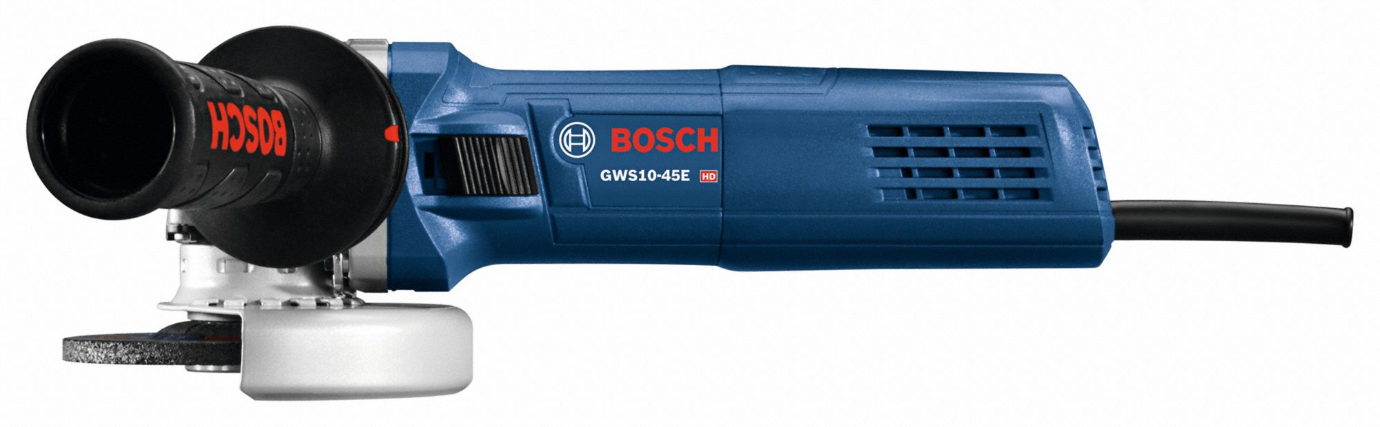 BOSCH Corded, Angle Grinder, 4 1/2 in, 10 A, 11,000 RPM, All 199EW3