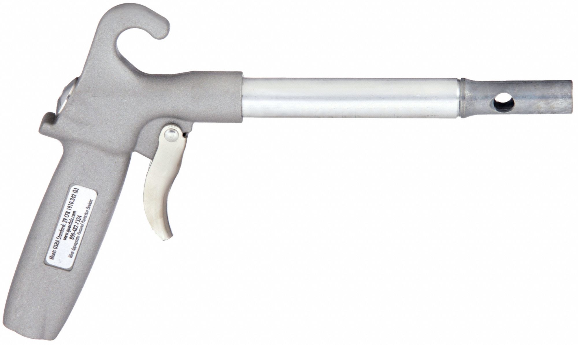 PISTOLET PNEUM,POIGNEE PISTOL,ALUM,1/4PO