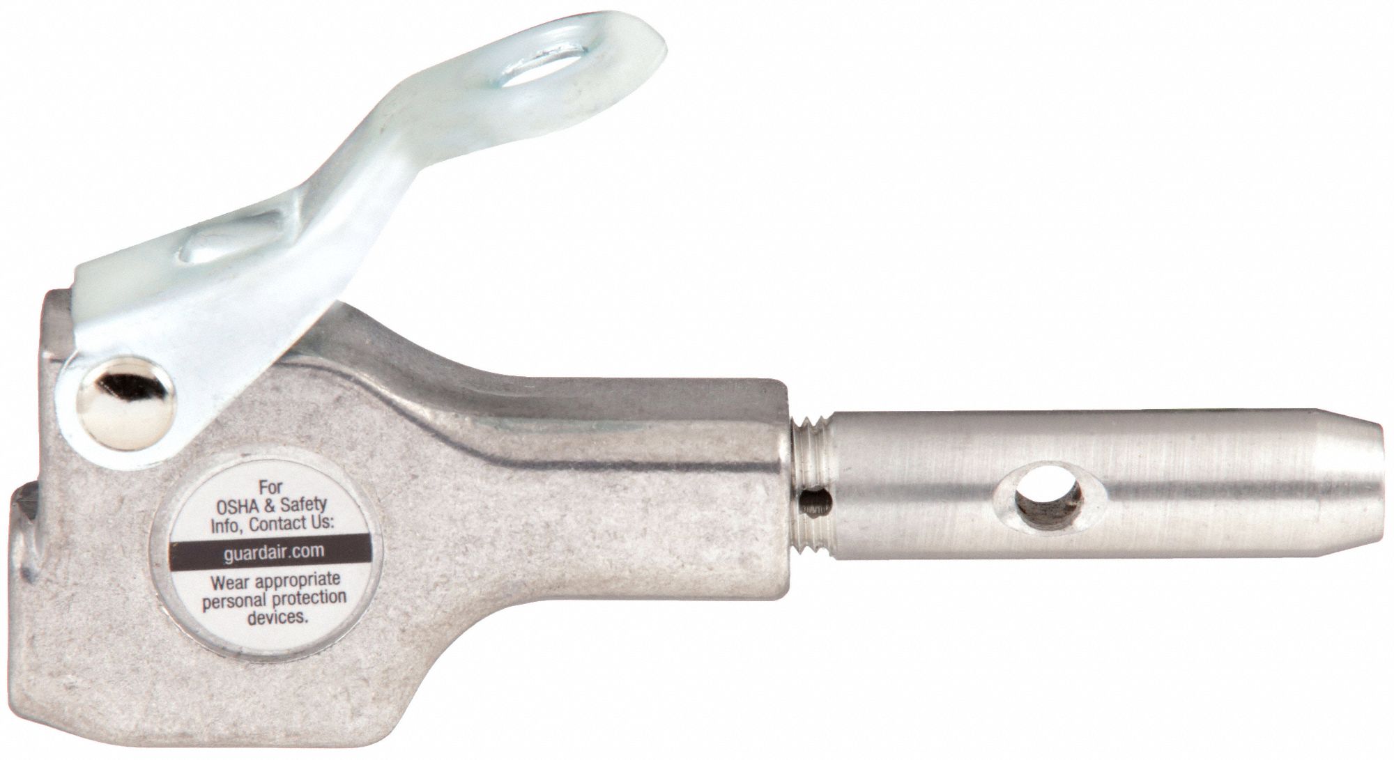 Air Gun: Thumb-Lever Grip, Aluminum, 1/4 in Female NPT, 1 Nozzle(s), Venturi Safety
