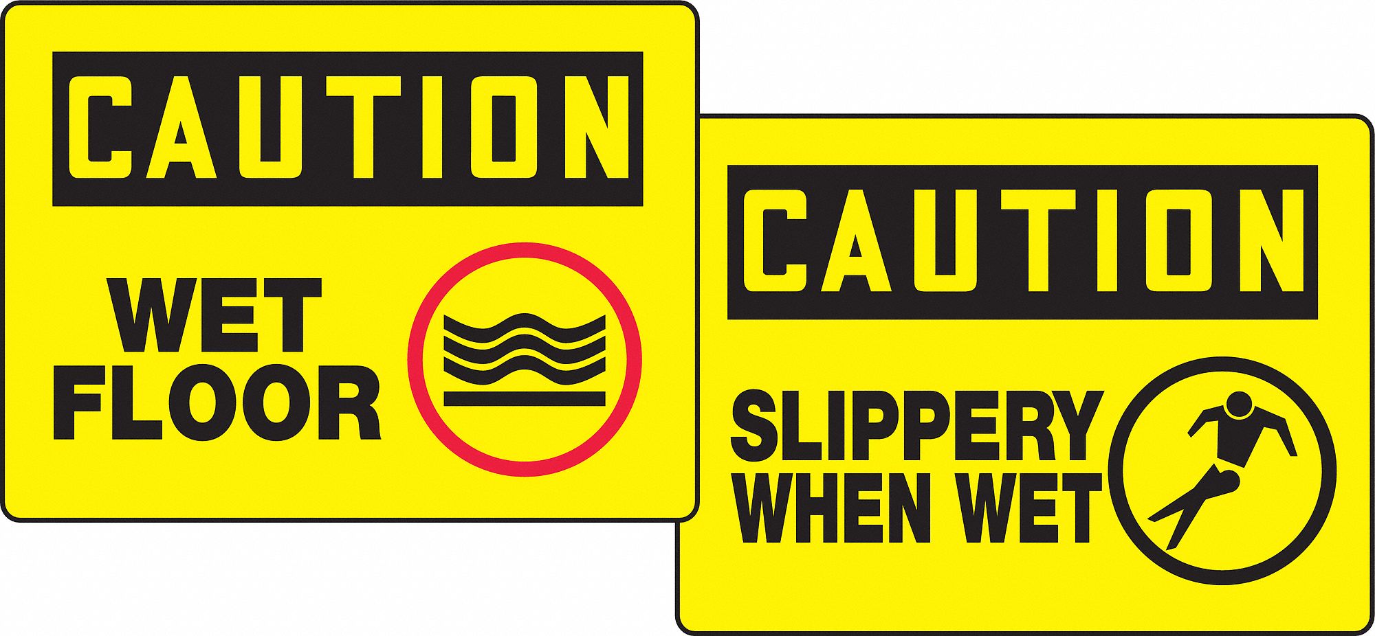 CAUTION SIGN,BK AND R/YEL,ENG,SURF