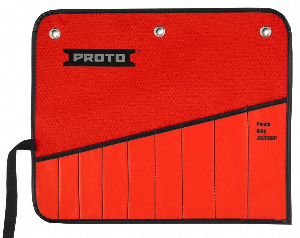 PROTO, Red, 9 Pockets, Wrench Roll 19C563JSCR9SP Grainger