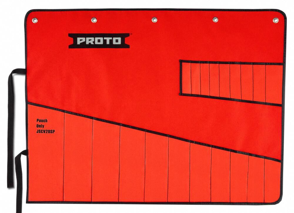 PROTO, Red, 22 in Overall Lg, Wrench Roll - 19C564|JSCV20SP