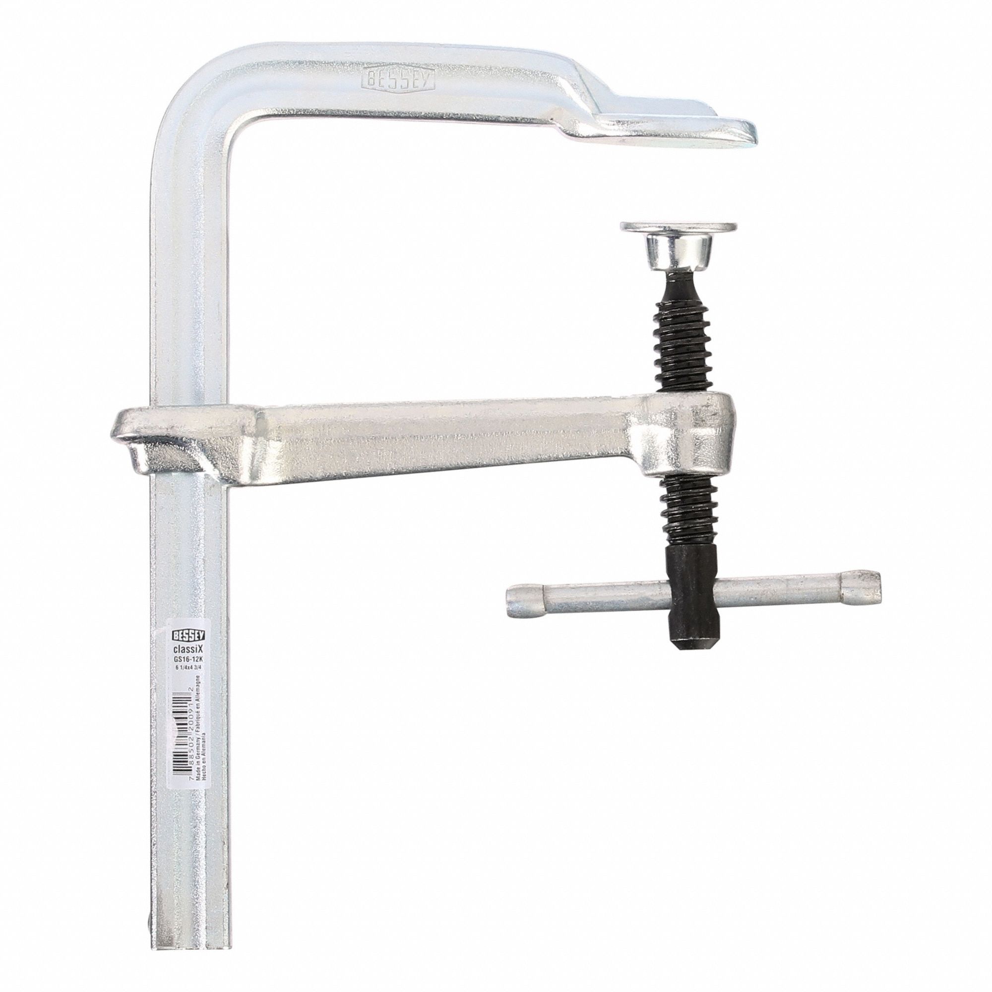 Sliding Arm Bar Clamp, 6 In, 4-3/4 Deep