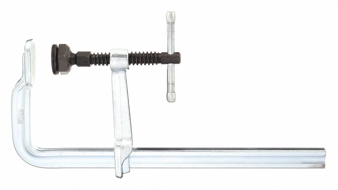Sliding Arm Bar Clamp, 12 In, 4-3/4 Deep