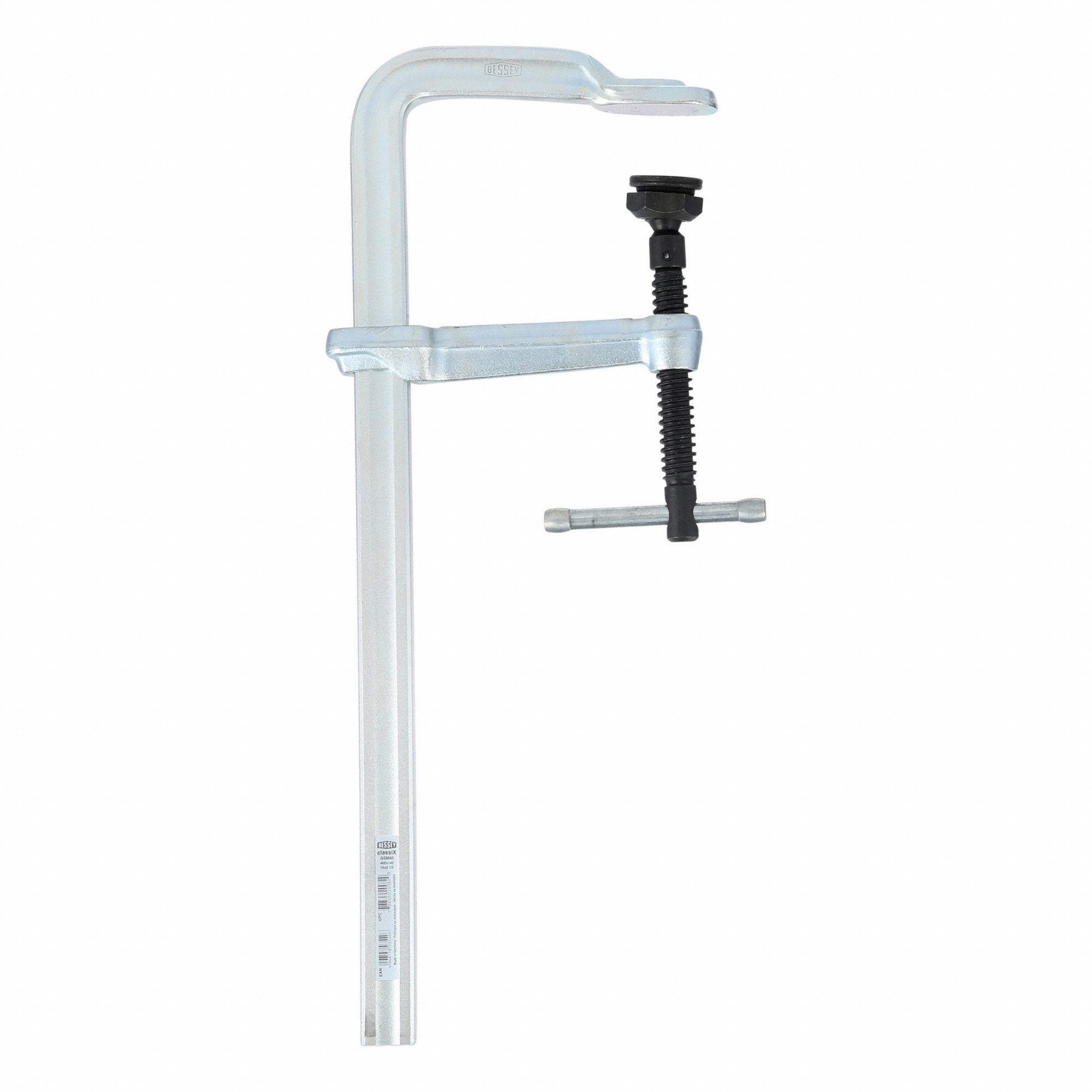 Bar Clamp: Heavy Duty, Sliding T Handle, 16 in Jaw Opening - Max, 2, 660 lb Clamping Force