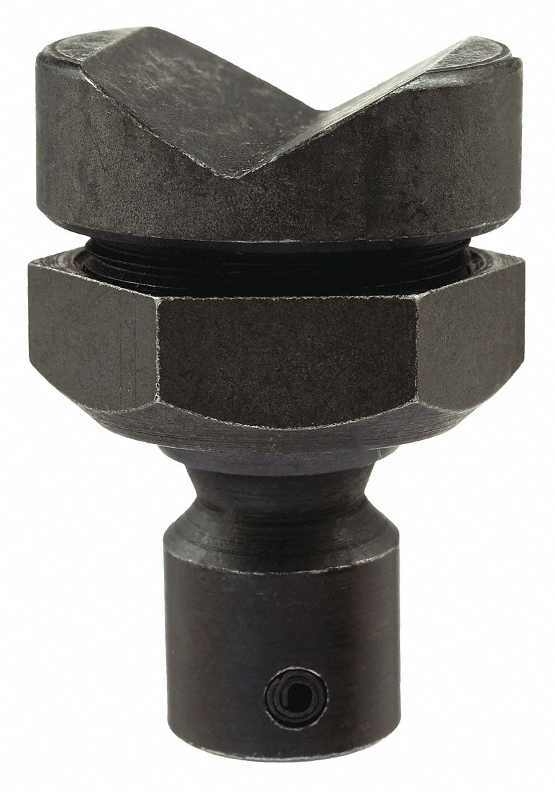 Replacement Clamp Morpad: 1 7/8 in Overall Lg, 1 1/2 in Overall Wd, V-Groove, Steel