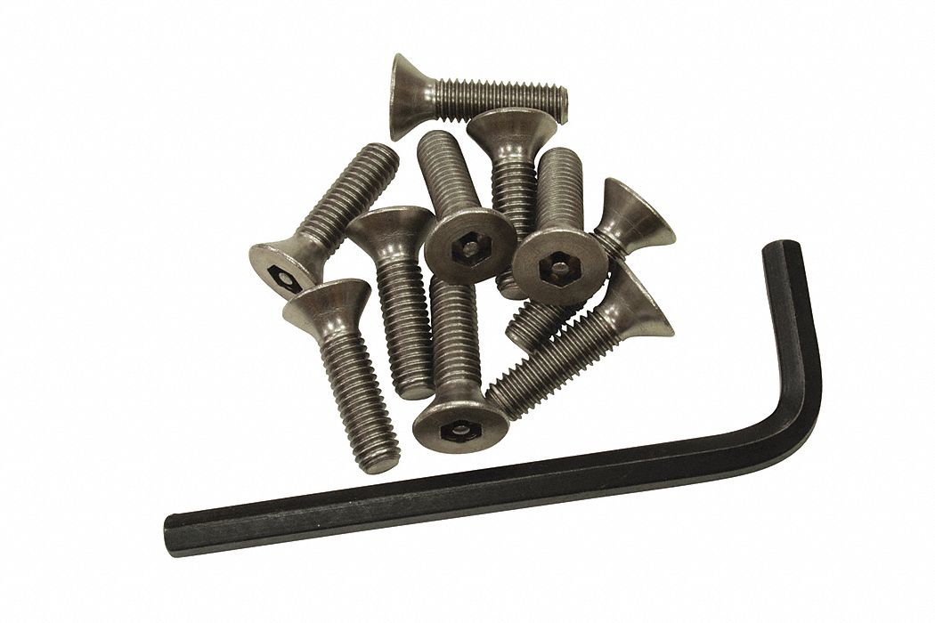 ACORN Acorn WashWare®, Flat Head Screw 19C7650152006001 Grainger