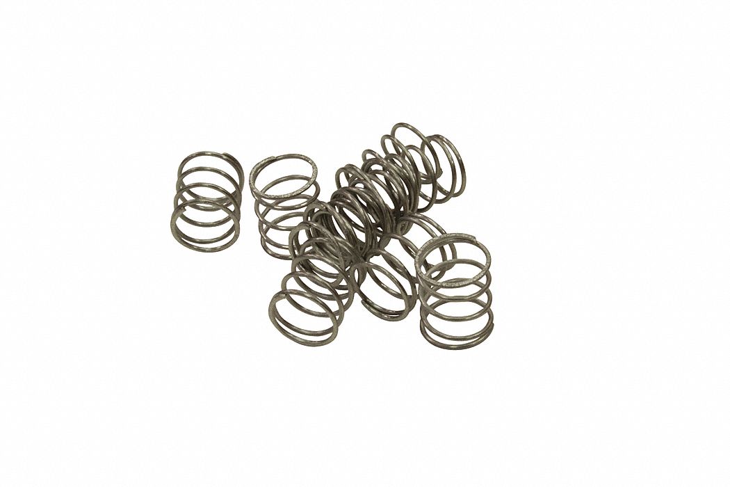 Actuat Spring SS 1/2in H x 1/2inDia PK10