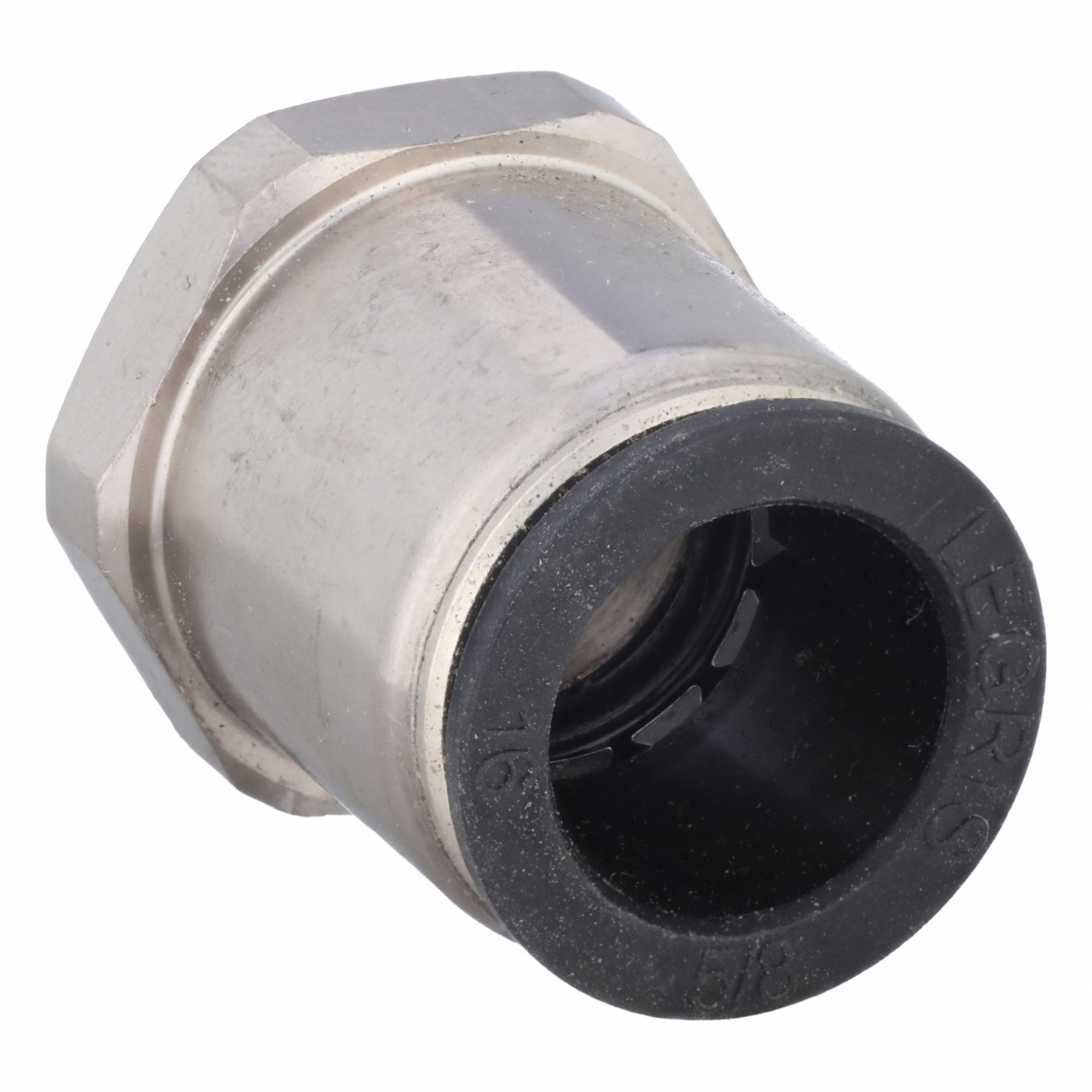LEGRIS, Straight, 16 mm OD x 3/8 in Pipe Size, Push-Fit Adapter Fitting ...