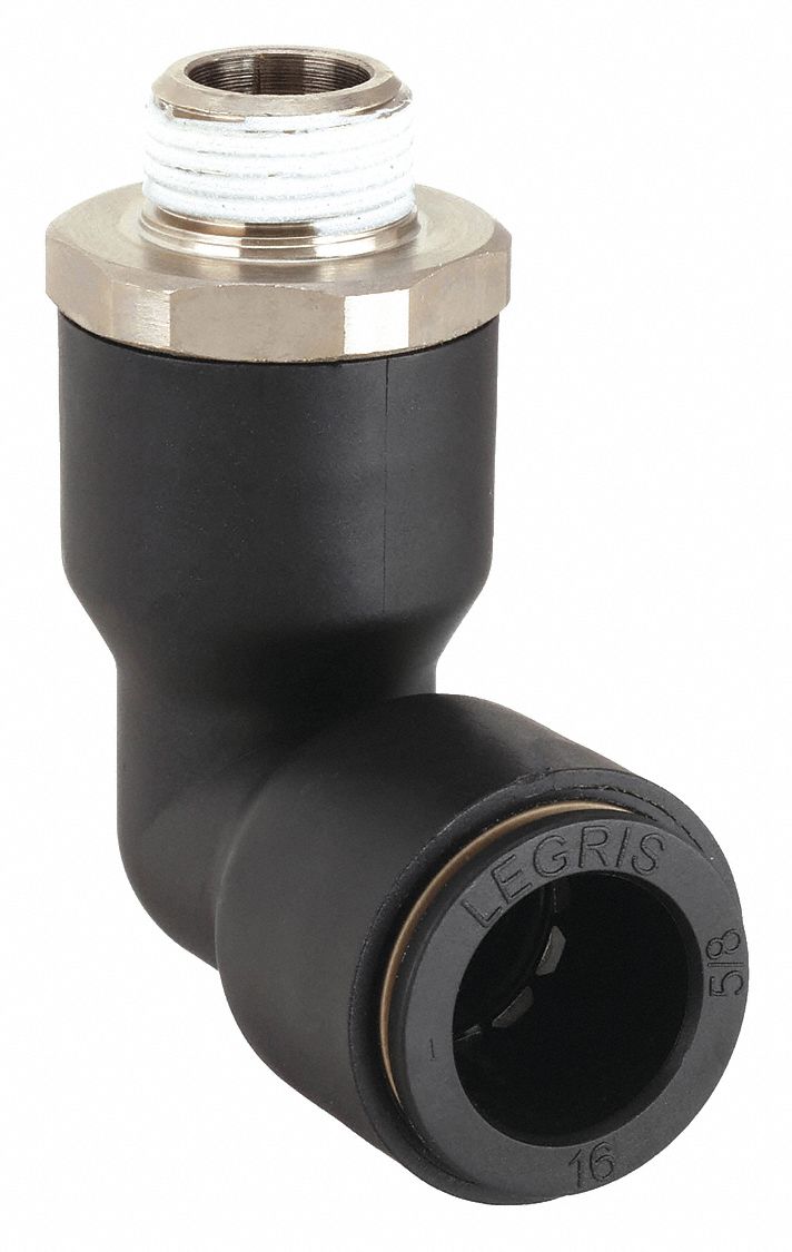 LEGRIS MALE ELBOW TUBE 16MM 3/8 IN - Push to Connect Tube Fittings -  LGR31091617