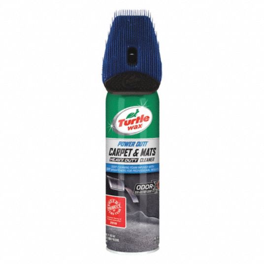 TURTLE WAX Automotive Carpet Cleaner, Aerosol, 18 Oz. 19D069T244R1