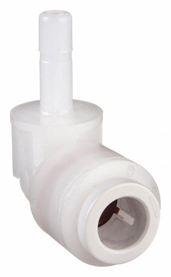 90 Elbow, Kynar, 3/8" Stem, 1/4" Tube