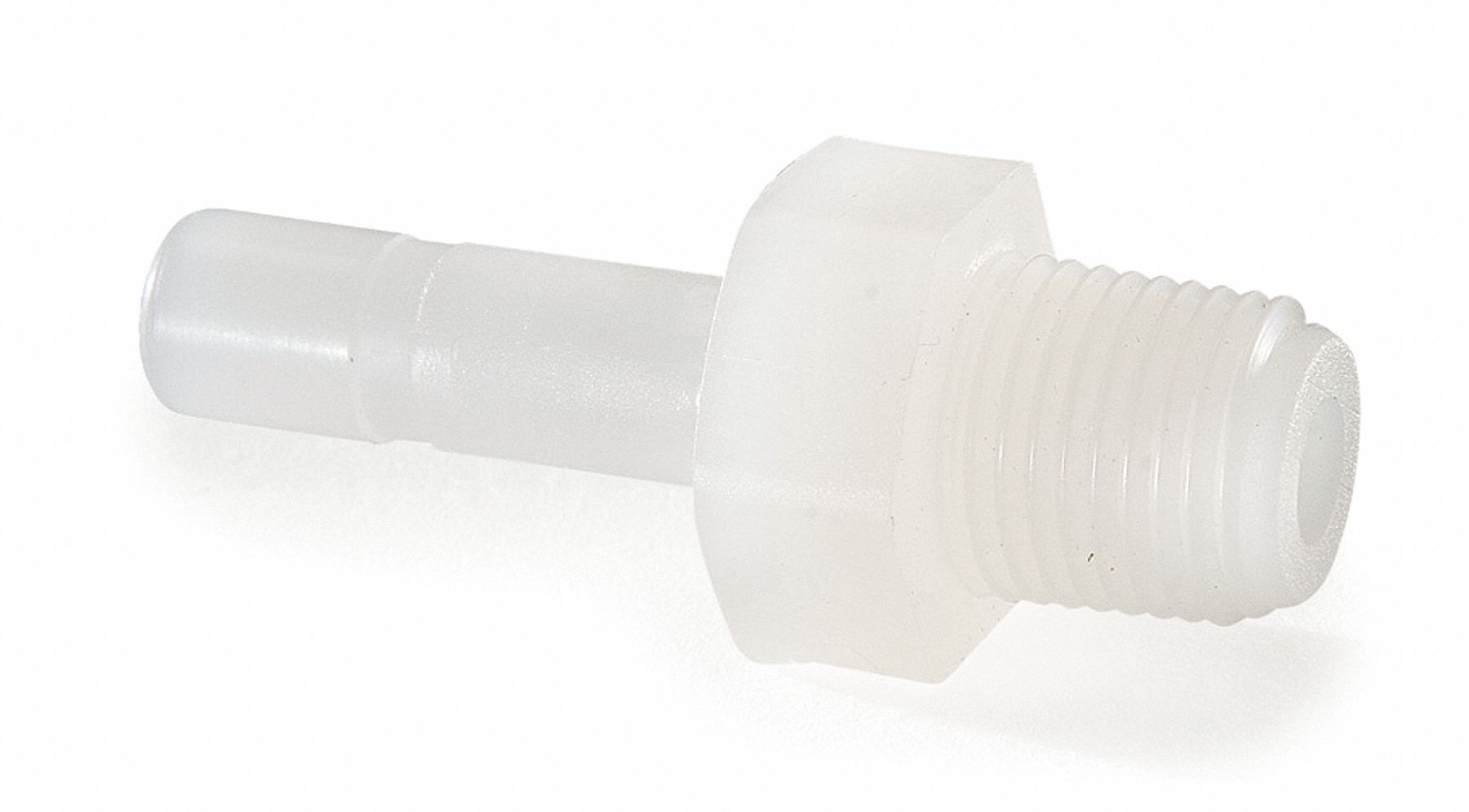 PARKER Tube Stem Adapter, Tube Fitting Material Kynar(R), Fitting