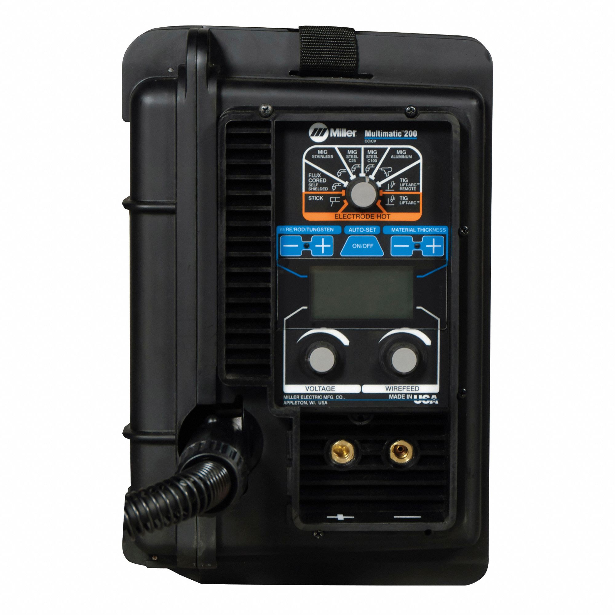 MILLER ELECTRIC Multiprocess Welder, Multimatic 200 Series, Input