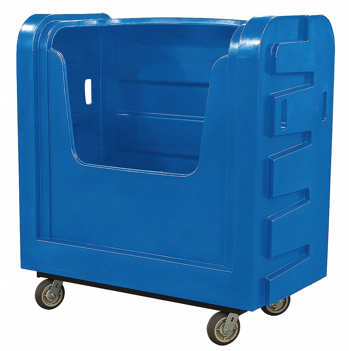 POLY BULK TRUCK,36 CU FT,BLUE