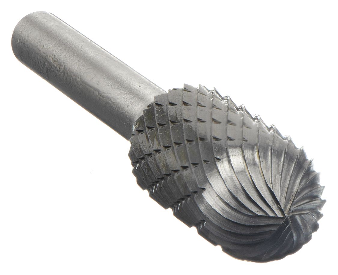 CARBIDE BUR,CYLINDRICAL BALL NOSE,1