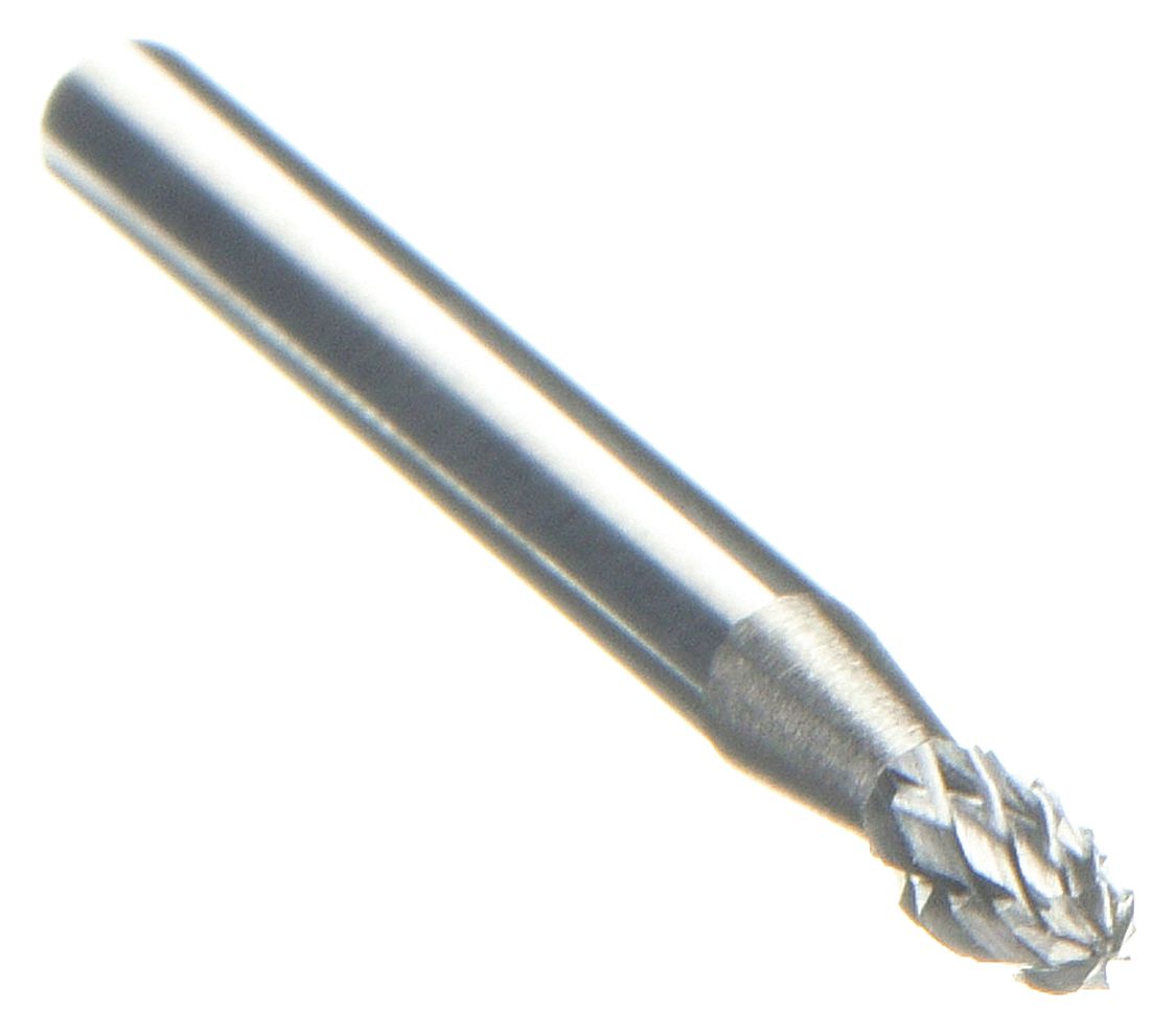 CARBIDE BUR, OVAL, SE-41, DOUBLE CUT, 1/8 IN X 7/32 IN HEAD, 1/8 IN SHANK