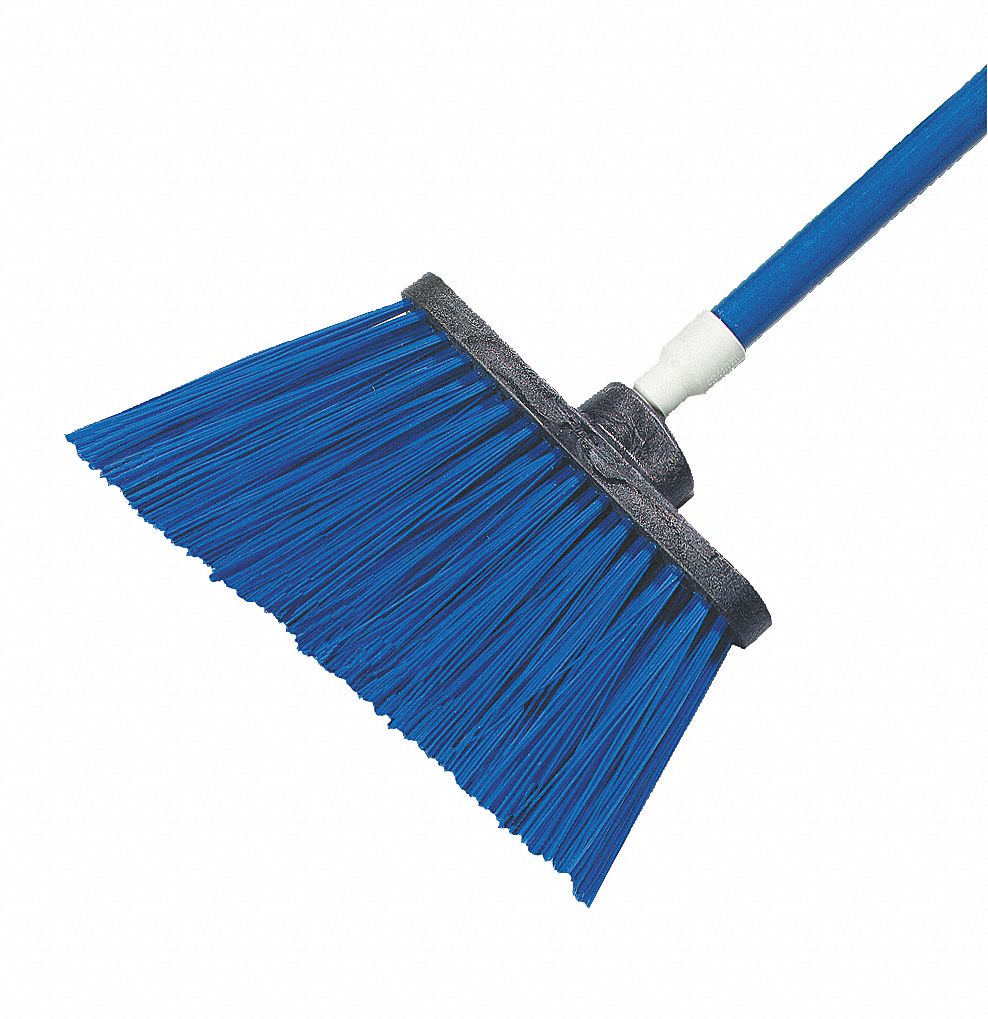 ANGLE BROOM,54 IN. OAL,7IN. TRIM L