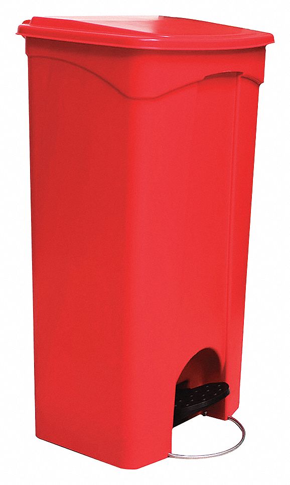 TOUGH GUY STEP ON CONTAINER,SQUARE,TALL,23 G, - 12849 - WWG6GAK2 ...