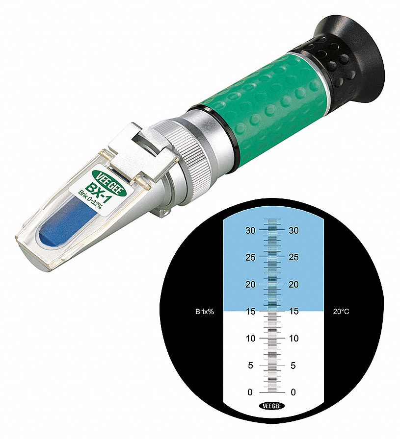 ANALOG REFRACTOMETER BRIX 28-62 .2