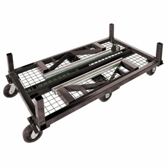 SUMNER Collapsible Cradle-Style Bar & Pipe Truck, 2,000 lb Load ...