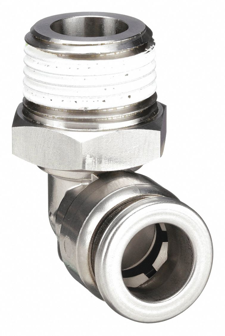 316 Stainless Steel, Compression x Compression, STAINLESS UNION ELBOW -  787XZ9