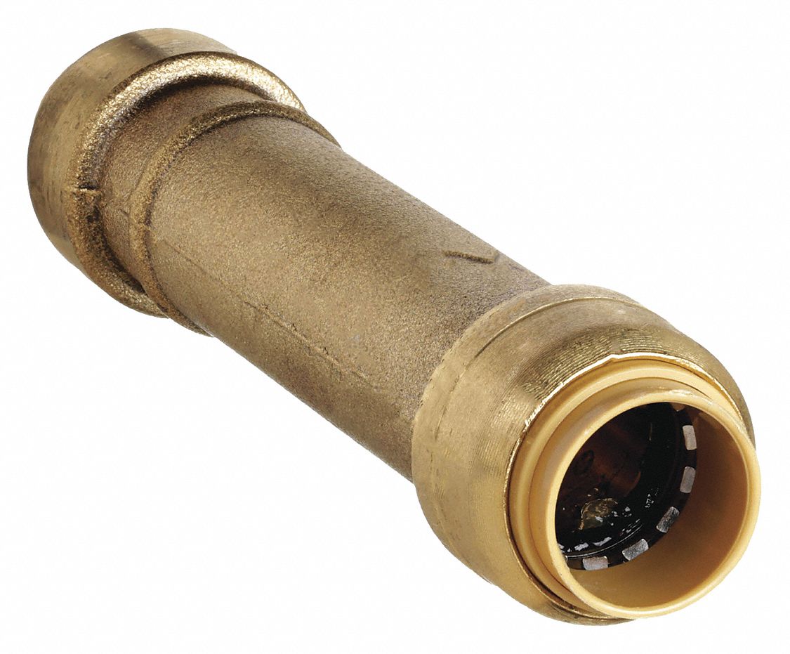 SHARKBITE, Brass, PushtoConnect x PushtoConnect, Slip Coupling