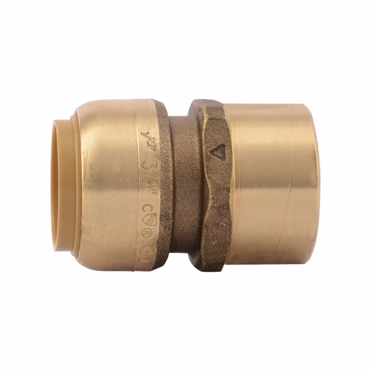 SHARKBITE Female Adapter Brass, PushtoConnect x FNPT, For 3/4 in