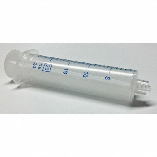 NORM-JECT All-Plastic Syringe: 20 mL Capacity, Polypropylene, 100 PK ...