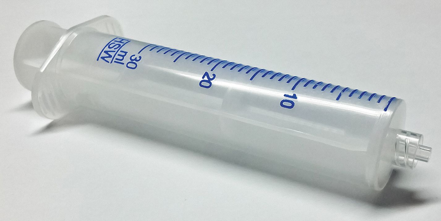 HENKE-JECT All-Plastic Syringe: 30 mL Capacity, Polypropylene, 50 PK ...