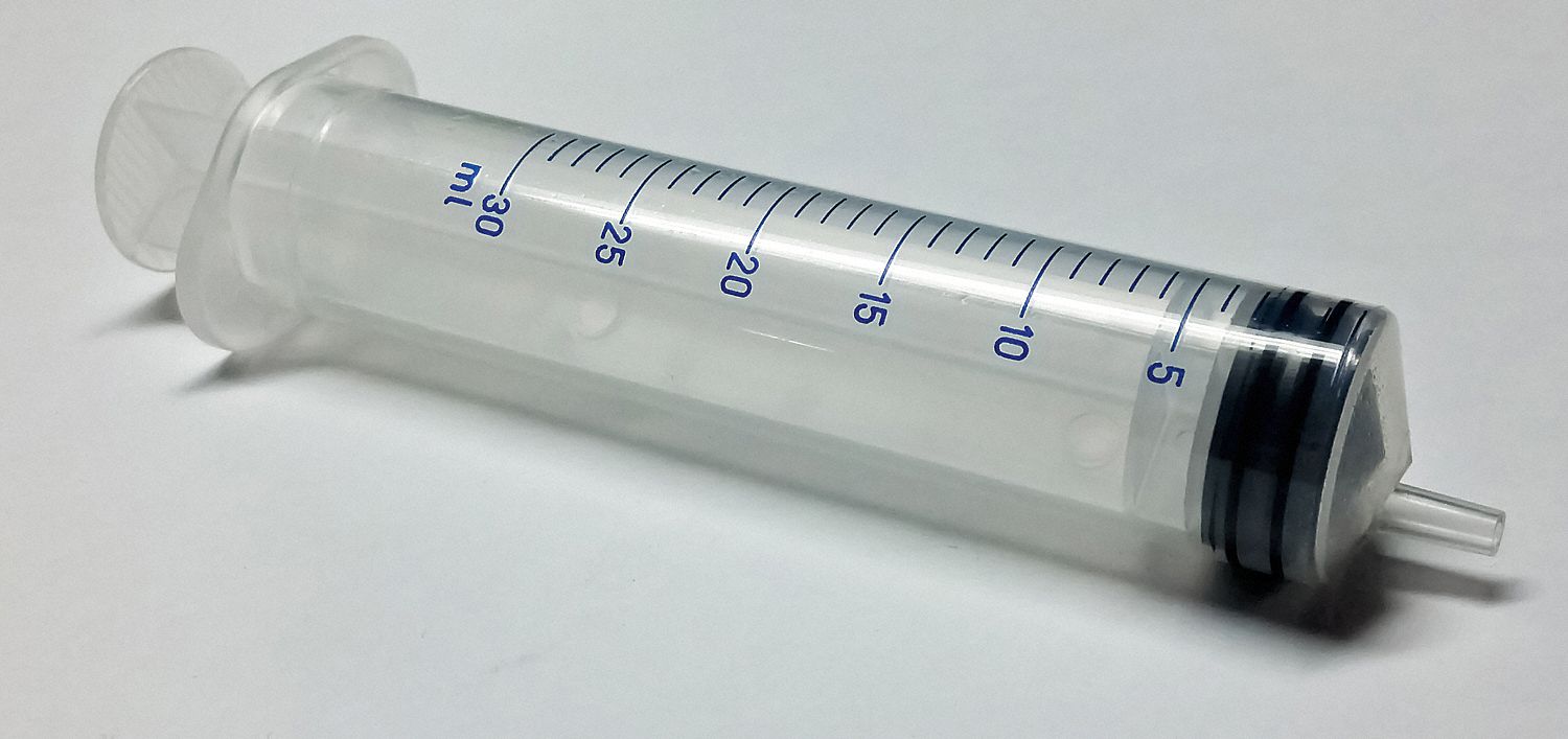 HENKEJECT 3Part Disposable Syringe 30 mL Capacity, Polypropylene