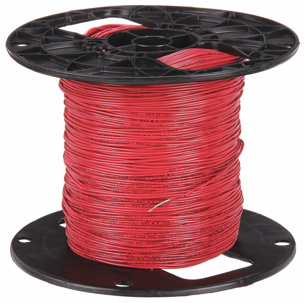 GENERAL CABLE 24 AWG Wire Size 1 000 Ft Lg Hookup Wire 19G508 