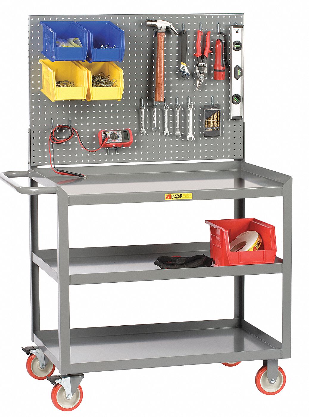 Mobile Workstation, 1200 lb, 59" H x 24" W