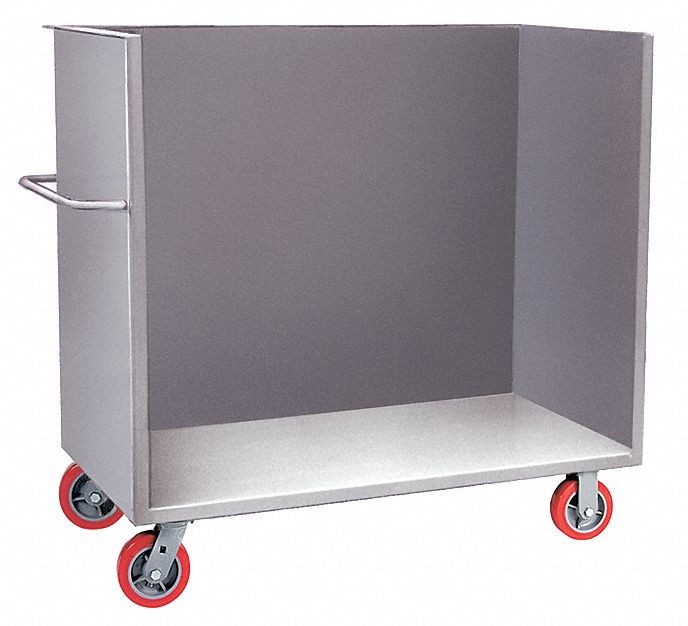 Grainger Approved Solid Sided Bulk Stock Cart 3600 Lb 48 In X 30 In 19g735 B1 3048 6py Grainger