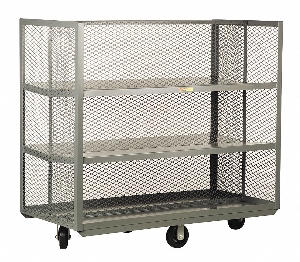 LITTLE GIANT 2 Sided Mesh Stock Cart, 60