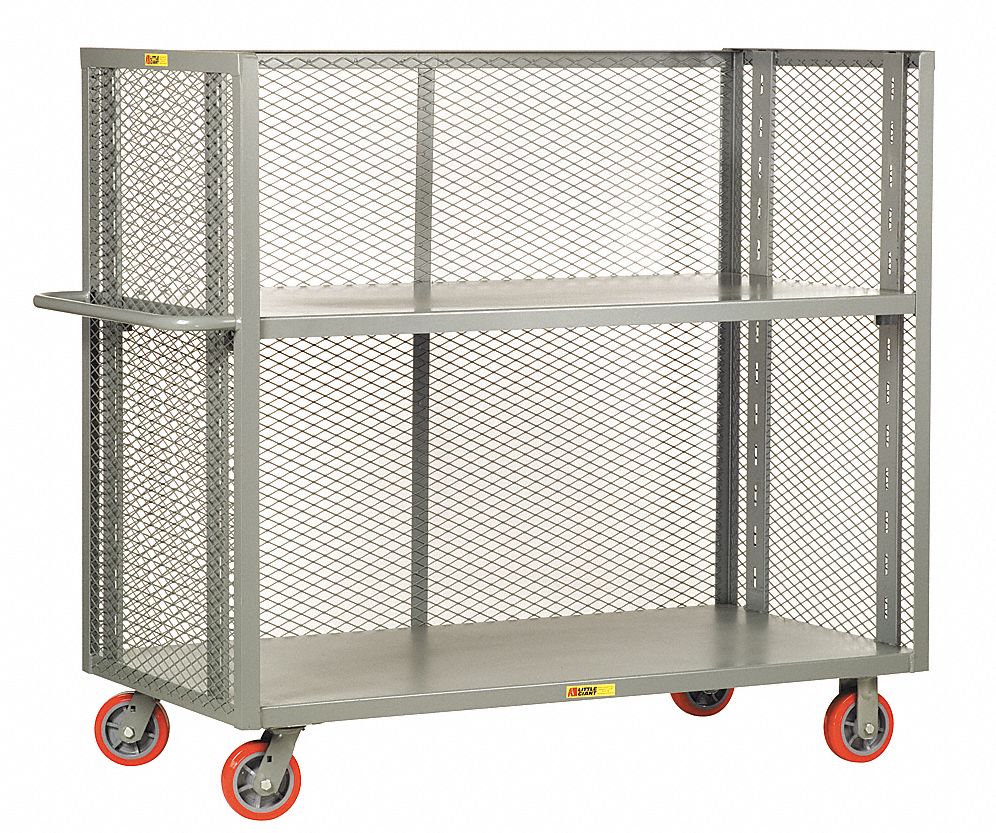 Grainger Approved Adjustable Shelf Bulk Stock Cart 3600 Lb 48 In X 24 In 19g928 T2 A 2448 6py Grainger