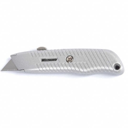 WESTWARD, 6 in Overall Lg, Steel Std Tip, Utility Knife 19G96319G963