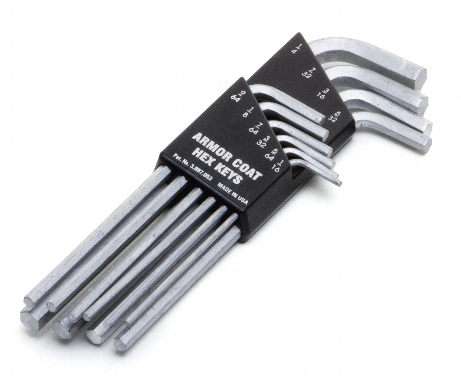 Alloy Steel Long L-Shaped SAE Hex Key Set, 3 to 5.31