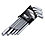 Alloy Steel Long L-Shaped SAE Hex Key Set, 2.81 to 6.81