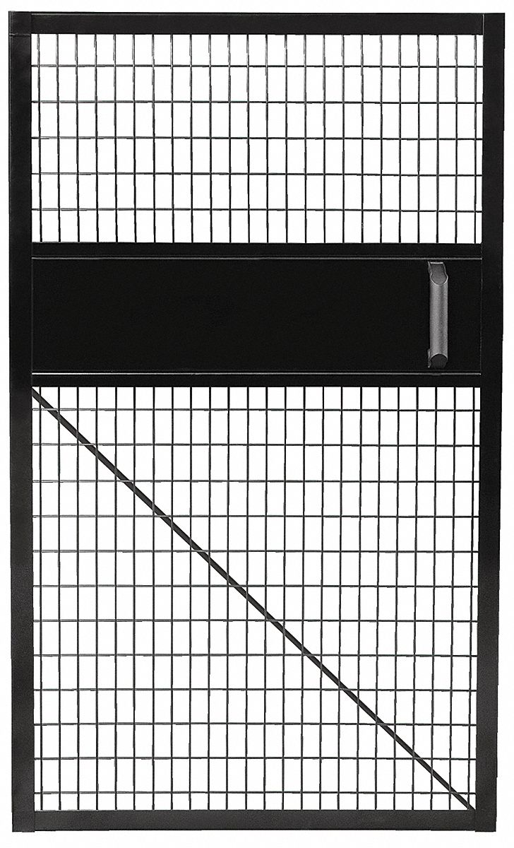 SAFTFENCE, 60 in x 48 in, Pull, WeldedWire Machine Guard Door