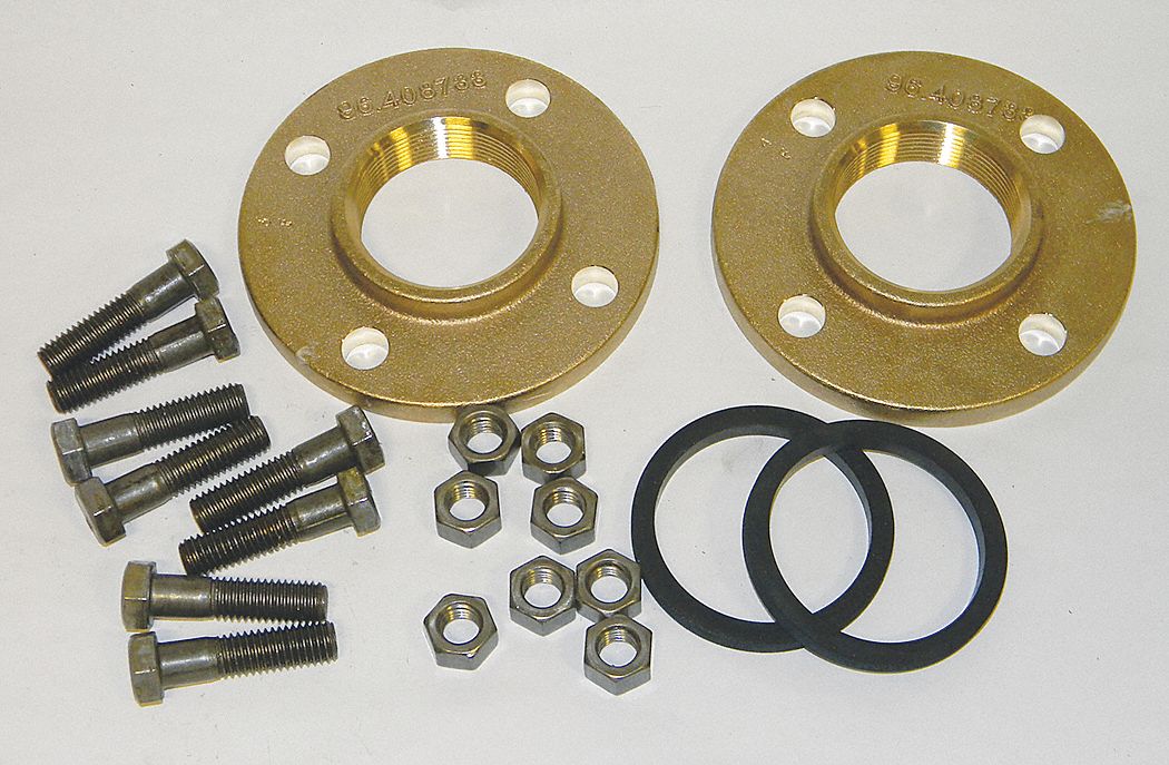 GRUNDFOS Bronze Flange Adapter, 2 NPT Pipe Size (In.) 19H328GF 50