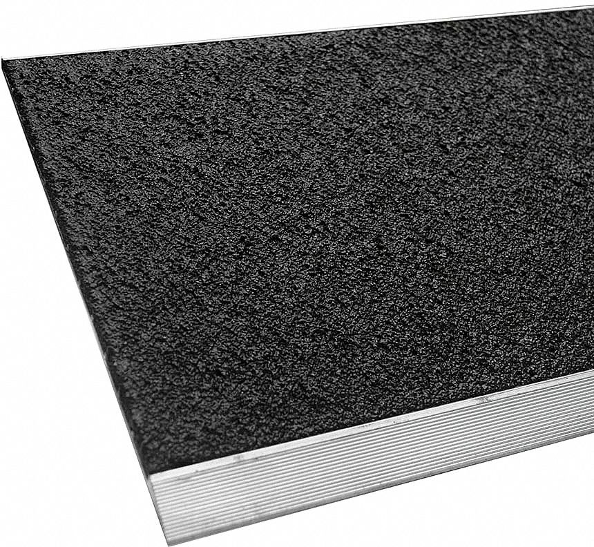 BOLD STEP Black, Aluminum Stair Tread Cover, Installation Method
