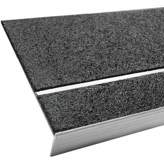 BOLD STEP Stair Tread Cover DoubleStrip Grit, GlowintheDark