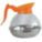 COFFEE DECANTER,64 OZ.,ORANGE