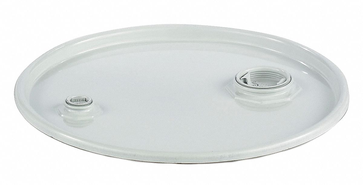 19K319 - Drum Cover 0.9mm White w/Fittings