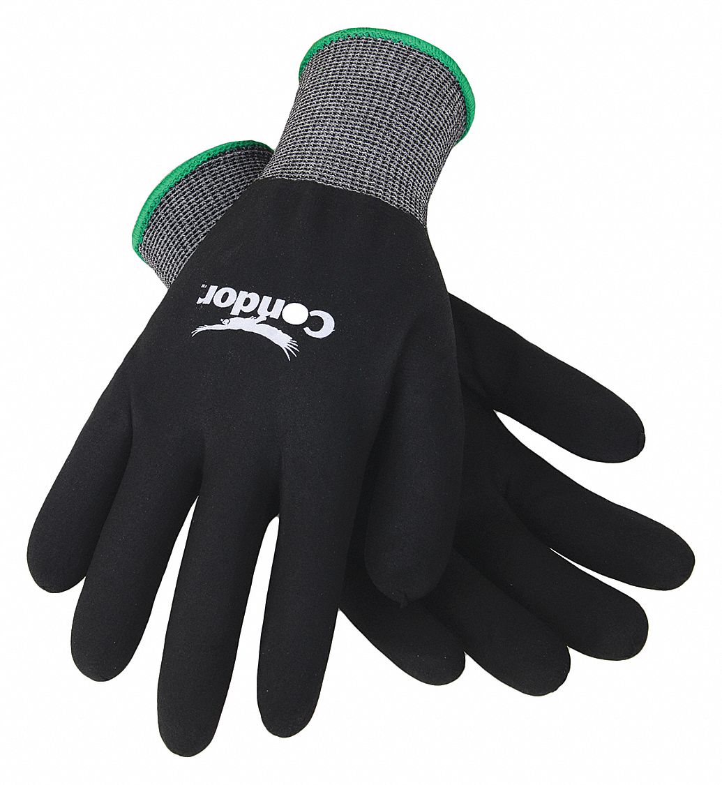 CONDOR Coated Gloves, L, 1 PR 19K98219K982 Grainger