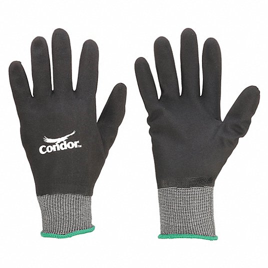 CONDOR, L ( 9 ), Foam, Coated Gloves - 19K982|19K982 - Grainger